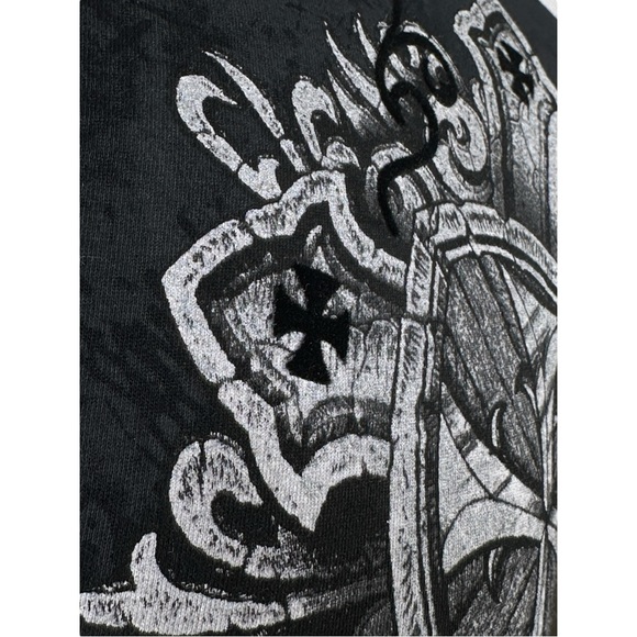 Xtreme Couture By Affliction Men's Muscle T-shirt Tank Top Ragged Faith - Picture 9 of 11